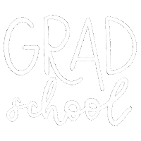 Grad School Sticker