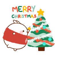 Merry Christmas Sticker by Molang