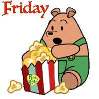 Excited Friday Sticker