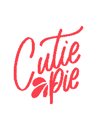 Lettering Cutie Sticker