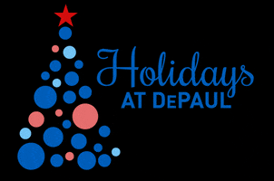 Christmas Tree GIF by DePaulU