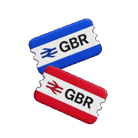 Train Pass Sticker by Department for Transport