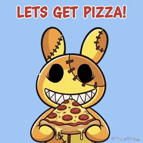 Inpizzawecrust Cheesygoodness GIF by RugDollz