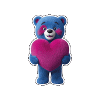 Blue Bear Love Sticker by Caddy's