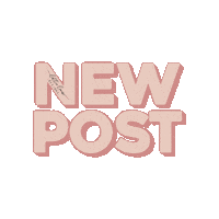 Pink Post Sticker