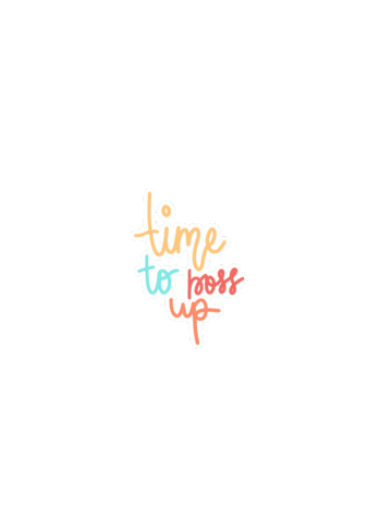 kaavyasawhney boss girl power independent boss up Sticker