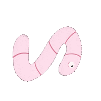 pineapplesheep run running worm pineapple sheep Sticker