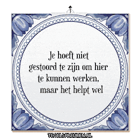 Humor Teamwork Sticker by Tegelspreuken.nl