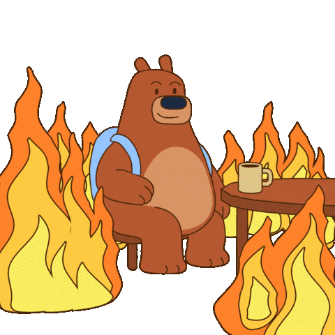 Chilling All Good Sticker by My Neighbor Alice