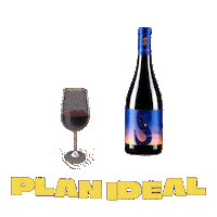 Red Wine Celebration Sticker by Schwaderer Wines