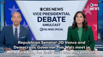 Vp Debate Geoff Bennett GIF by PBS News