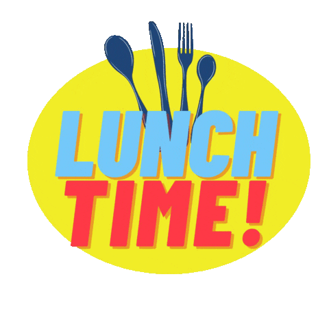 Lunch Eating Sticker by srulymeyer