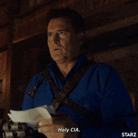 season 3 omg GIF by Ash vs Evil Dead