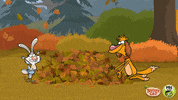 Excited Autumn Leaves GIF by PBS KIDS