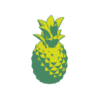 Fruit Pineapple Sticker by Dynamo
