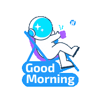 Good Morning Baby Sticker by Hodlnaut