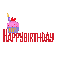 Happy Birthday Fun Sticker by bymartioska