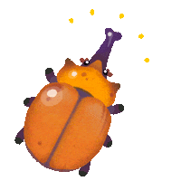 Happy Bug Sticker by pikaole