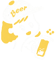 Beer 酒 Sticker by ojiya_oyaji