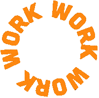 Working Work Work Work Sticker