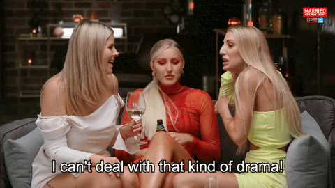 Drama Reaction GIF by Married At First Sight