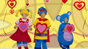 I Love You Hearts GIF by Mother Goose Club