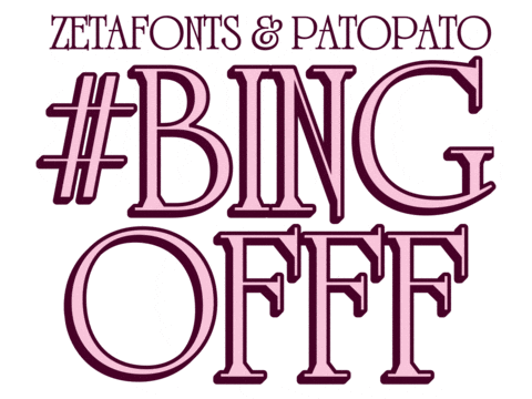 Bingofff GIF by Zetafonts Type Foundry