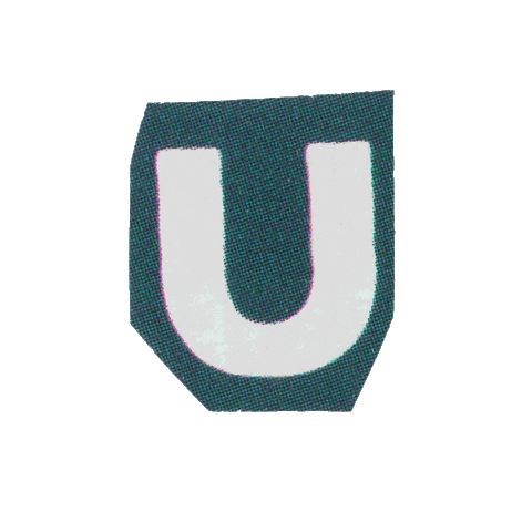 Typography Collage Sticker