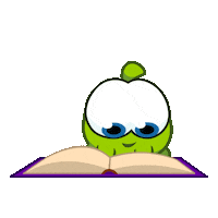 School Book Sticker by Om Nom