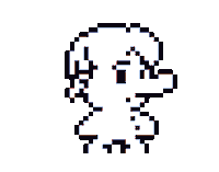 Pixel Escaping Sticker by Bad Kid Games