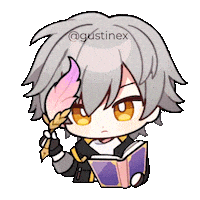 Writing Mem Sticker