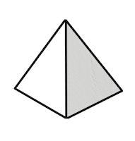 Pyramid Sticker by Motherbrainart