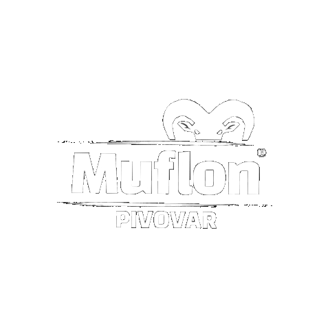 Logo Beer Sticker by Pivovar Muflon