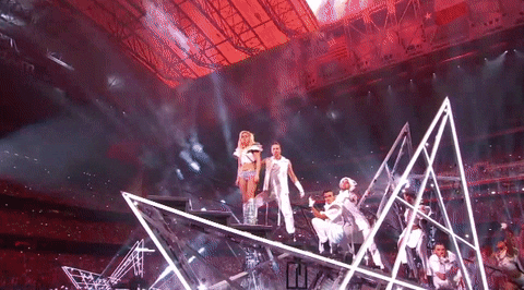 lady gaga nfl GIF by Mashable
