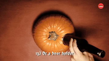 Pumpkin Beer Holder