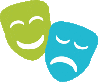 Drama Acting Sticker by ArtForce Iowa