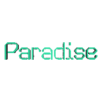 Paradise Sticker by Jaaron @JoahBrown