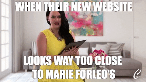 Marie Forleo Web Design GIF