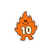 On Fire Sticker Sticker by Long Story Short