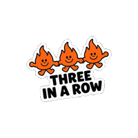 On Fire Sticker Sticker by Long Story Short