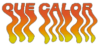 Melting Heat Wave Sticker by Ron Barceló Spain