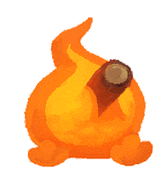 Fire Flame Sticker by magicatchoo