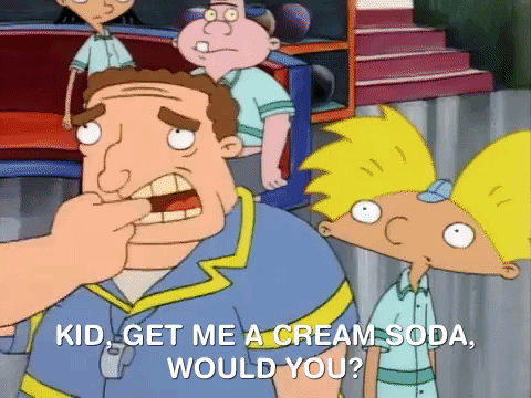 hey arnold nick splat GIF