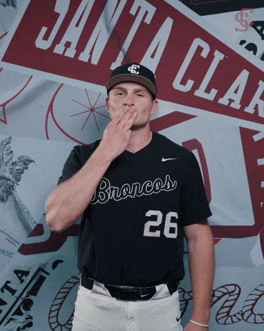 Bronco Baseball GIF by Santa Clara Broncos