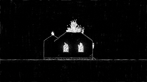 Burning House GIF by Luísa Bacelar
