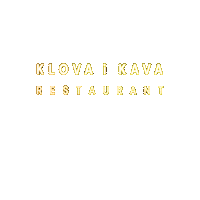 KavaiKlova klova i kava klova i kava restaurant Sticker