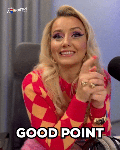 Good Point Ok GIF by Ai Nostri