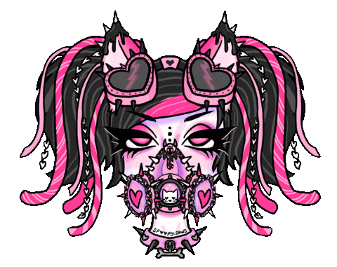 Amused Creepy Cute Sticker