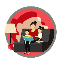 JCAcometa viajar viagem Mãe pai Sticker