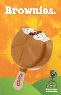 Ben & Jerry's Salted Caramel Brownie Peace Pop